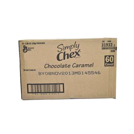 Simply Chex Chex Mix Snack Mix Chocolate Caramel 1.03 oz. Bag, PK60 -  16000-31933